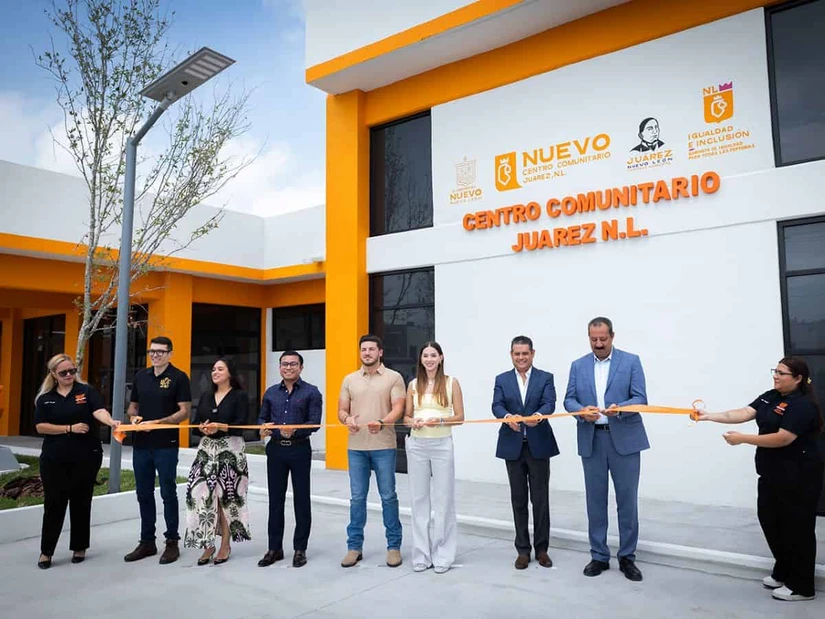 Inauguran centro comunitario en Juárez, Nuevo León. Foto: Cortesía