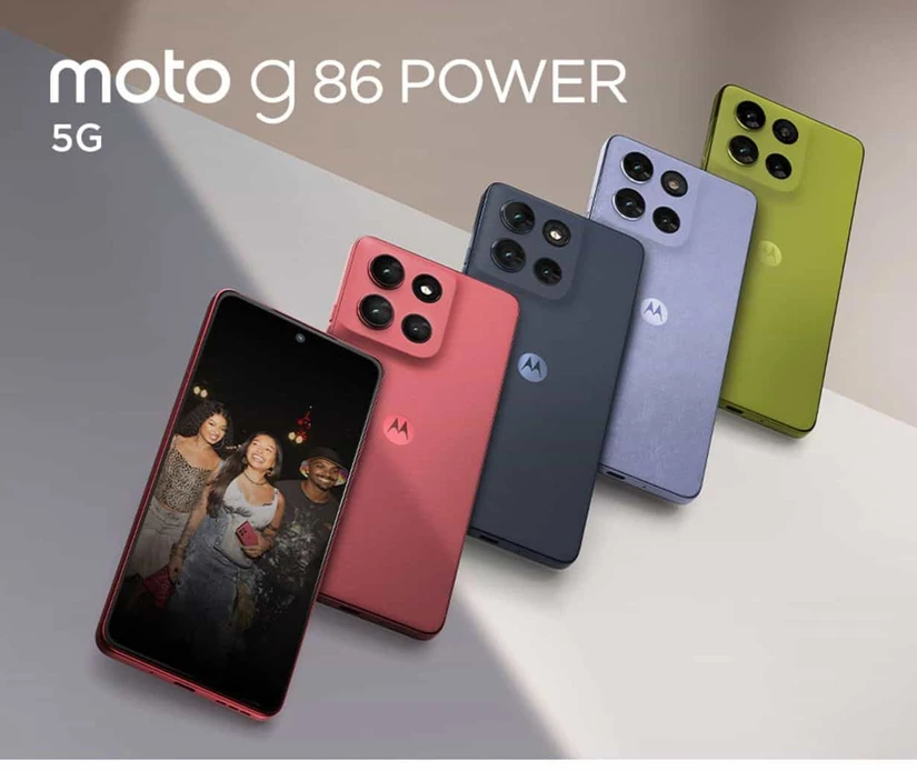Motorola Moto G86 Power con cámara frontal de 32 megapíxeles. Foto: Cortesía