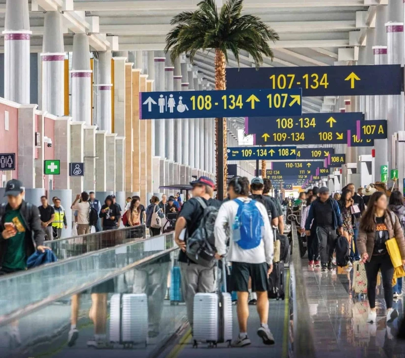 Se incrementa la llegada de viajeros internacionales a México. Foto: Cortesía