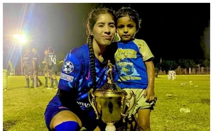 De la cancha a su propio negocio: Silvia Hernández es mamá, futbolista y emprendedora a sus 24 años en Eldorado