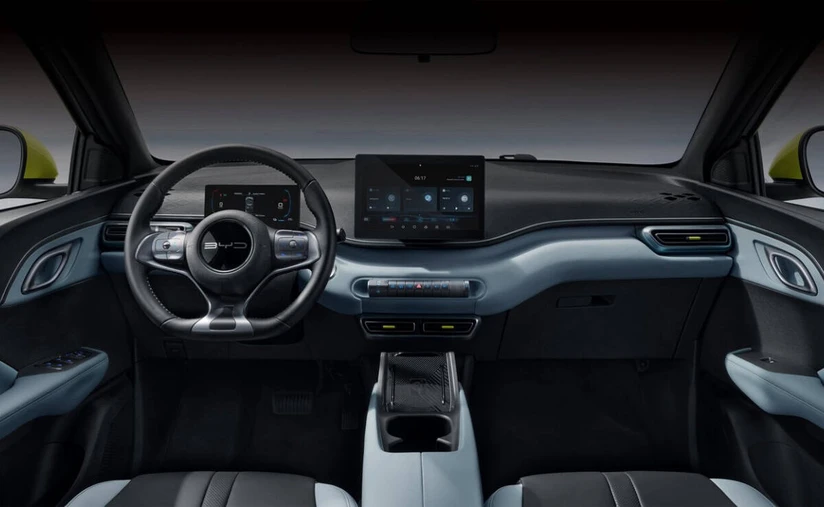 Así luce en su interior este hatchback 100% eléctrico.