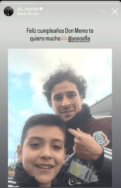 Ochoa respondió con: “gracias, mi niño”. Foto: Cortesía