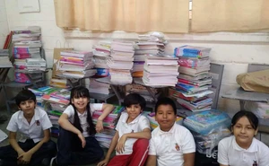 Alumnos de primaria en el fraccionamiento Los Ángeles apoyan a niños de Casa Valentina en Culiacán