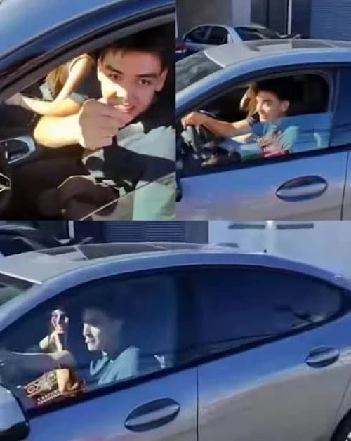 Mora fue captado a bordo de su BMW en las calles de Tijuana. 