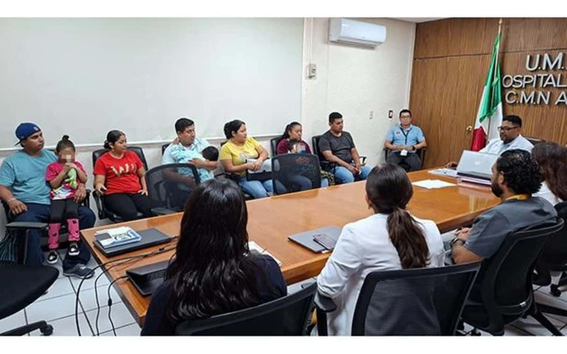 Tres niños recibieron implantes cocleares en Veracruz. Foto: Cortesía