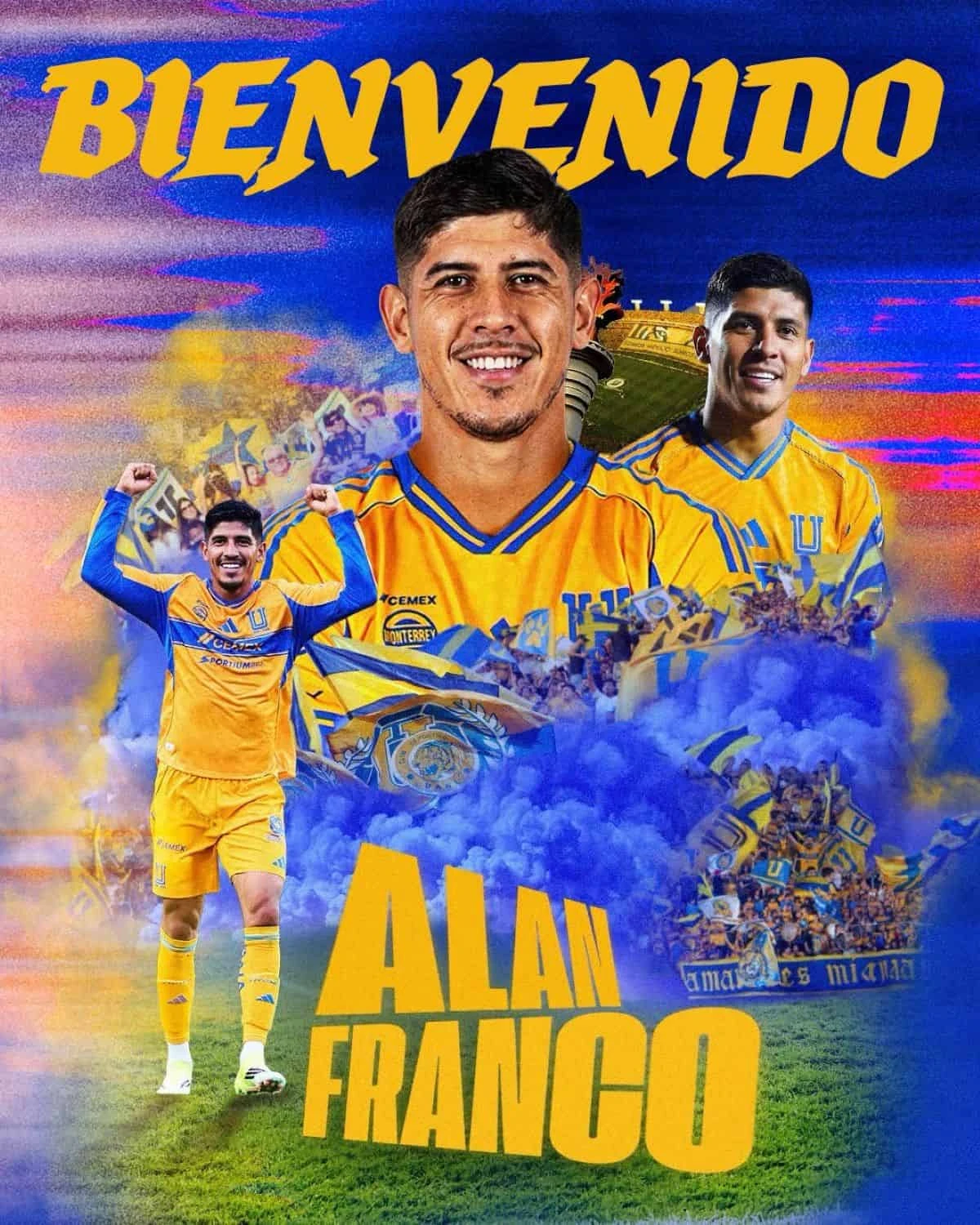 Alan Franco llega como refuerzo a Tigres. Foto: Cortesía
