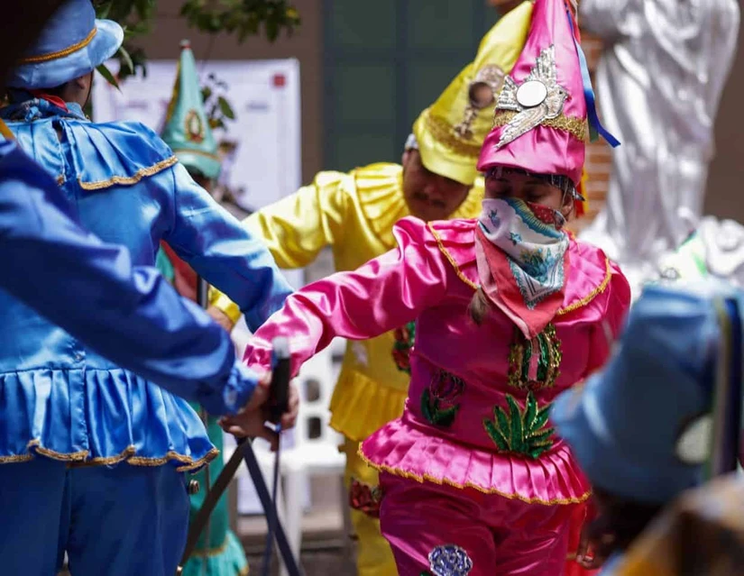 Asúí se vive la fiesta de Santiago Apóstol en el Pueblo Mágico de Chignahuapan. Foto: Cortesía