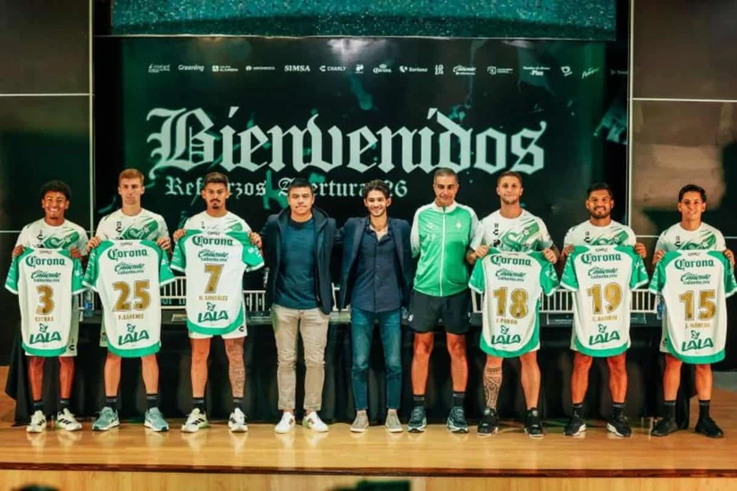Santos anuncia 6 refuerzos para el Apertura 2026. Foto: Cortesía