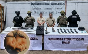 Capturan a El Andrik y Gilberto N en Culiacán: señalados por atentado contra legisladores de MC