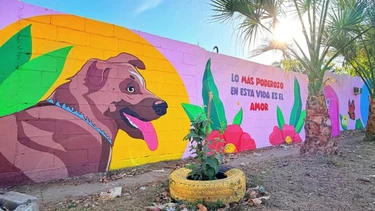Un mural llena de color y esperanza el Parque Los &Aacute;ngeles Benjamines en Culiac&aacute;n