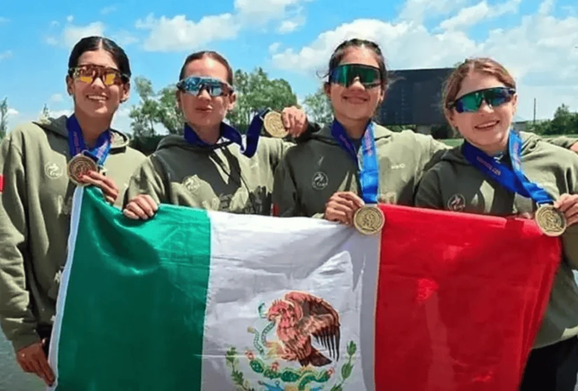 Doblete mexicano en el Panamericano de Canotaje. Foto: Cortesía