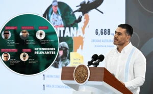 Harfuch revela cómo el Gabinete de Seguridad golpeó al crimen en Quintana Roo con miles de detenciones y decomisos