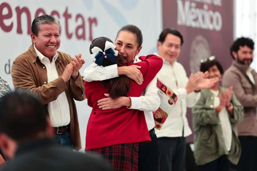 La presidenta en su visita a Zacatecas. Foto: Cortesía