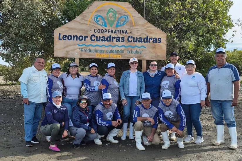 Mujeres impulsan la acuacultura sostenible. La Cooperativa Ostrícola Leonor Cuadras Cuadras, integrada por cinco mujeres, ha sembrado más de 5 millones de semillas de ostión, combinando desarrollo económico y conservación.
