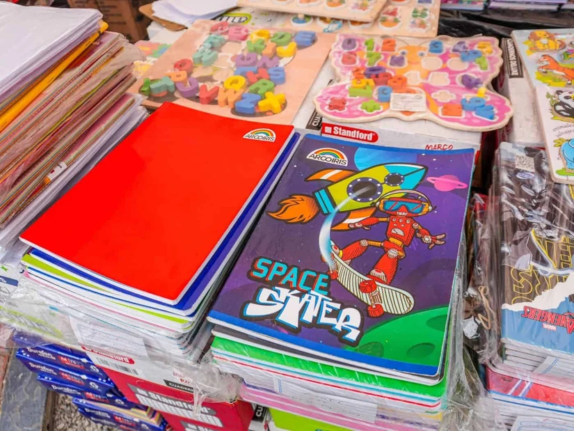 La lista sugerida de útiles escolares considera únicamente los materiales mínimos. Foto: Cortesía