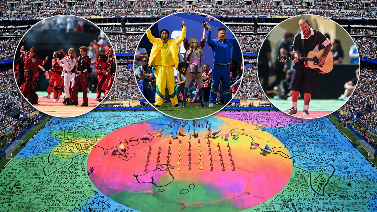 La final del Mundial 2026 reúne a Shakira, Justin Bieber, BTS y Madonna en el medio tiempo. Fotos: AFP