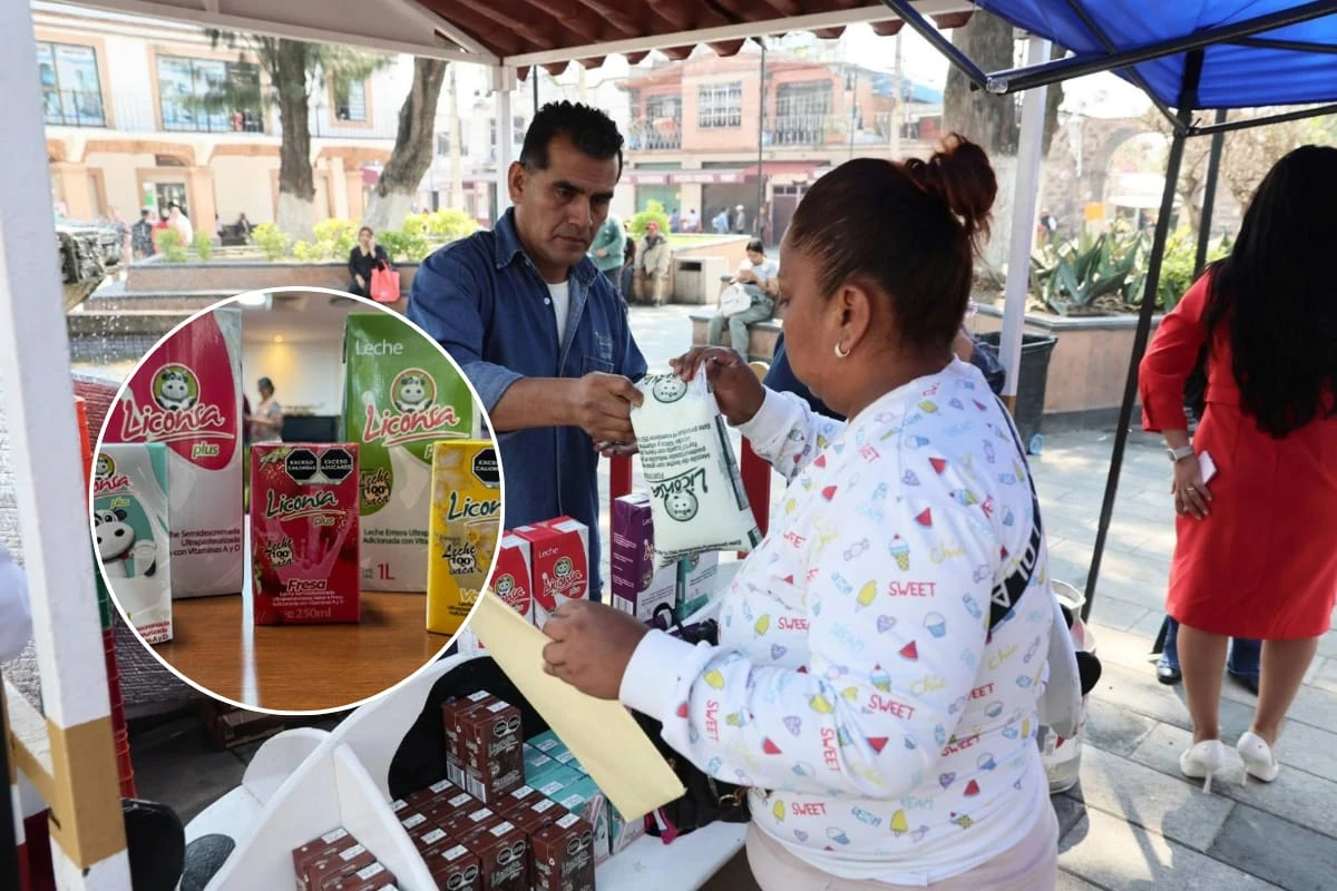 Los detalles sobre el programa de Leche del Bienestar. Foto: Cortesía