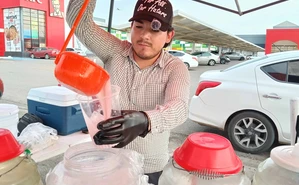 Joven de Culiacán triunfa con aguas frescas virales en Barrancos
