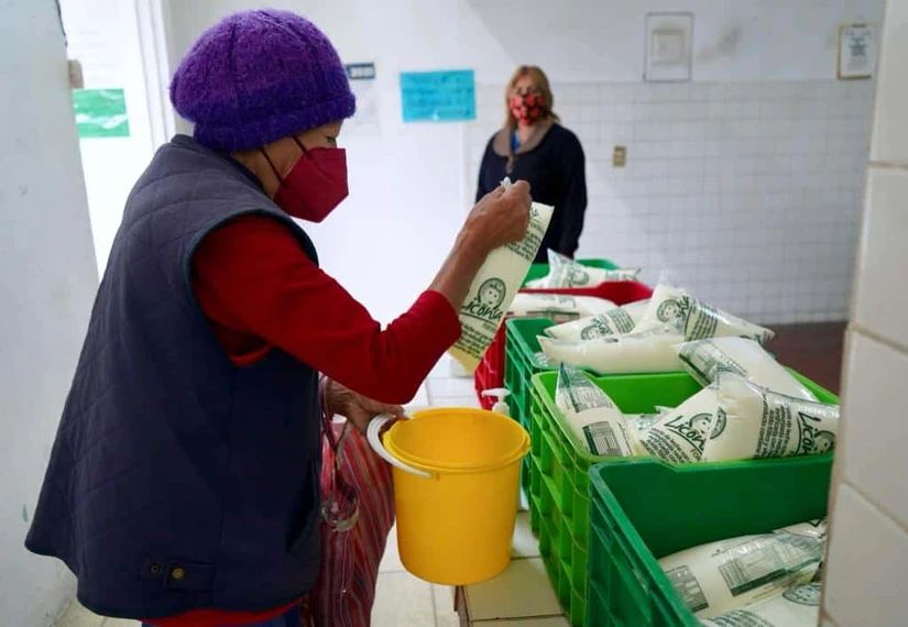 Forma parte del programa de Leche para el Bienestar. Foto: Cortesía