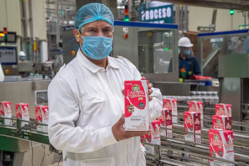 Leche para el Bienestar para familias que más lo necesitan. Foto. Cortesía