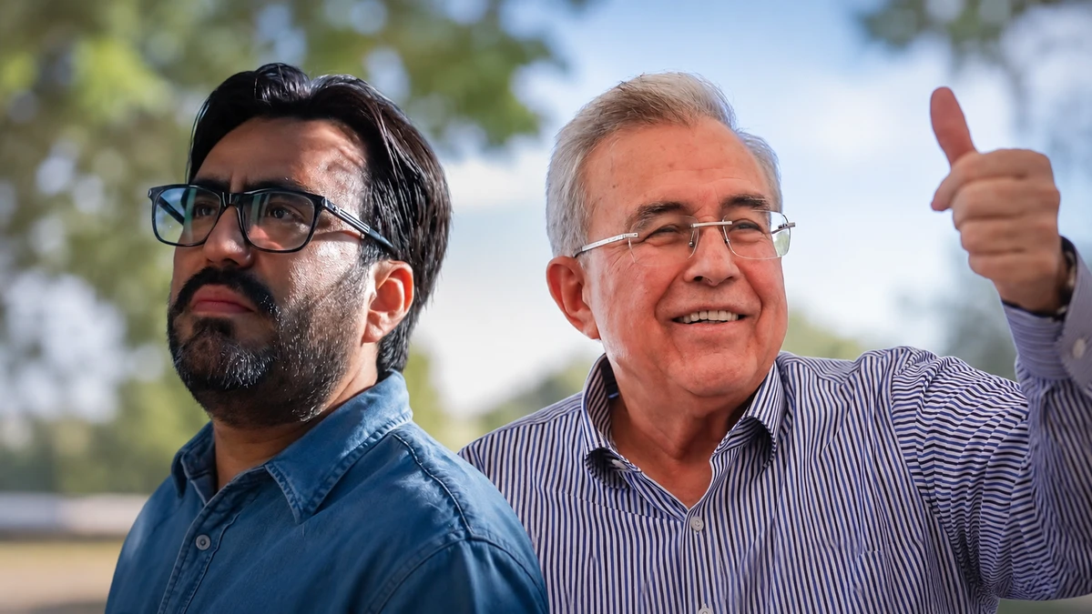 Rubén Rocha Moya y Juan de Dios Gámez.