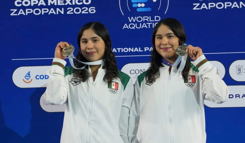 Selección nacional logra 10 medalla en la Copa México de Clavados Zapopan. Foto: Cortesía