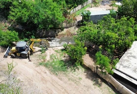 Protecci&oacute;n Civil y Elota trabajan en limpieza de drenes para prevenir inundaciones