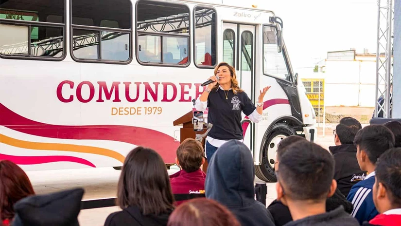 Inicia registro para transporte gratuito para estudiantes en Baja California. Foto: Cortesía