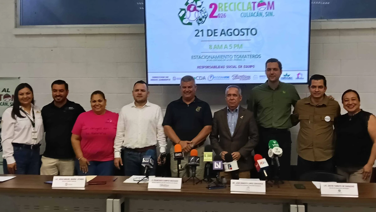 La segunda edición del ReciclaTom 2026 se realizará el próximo 21 de agosto a partir de las 8 am en el estacionamiento del estadio de Tomateros.