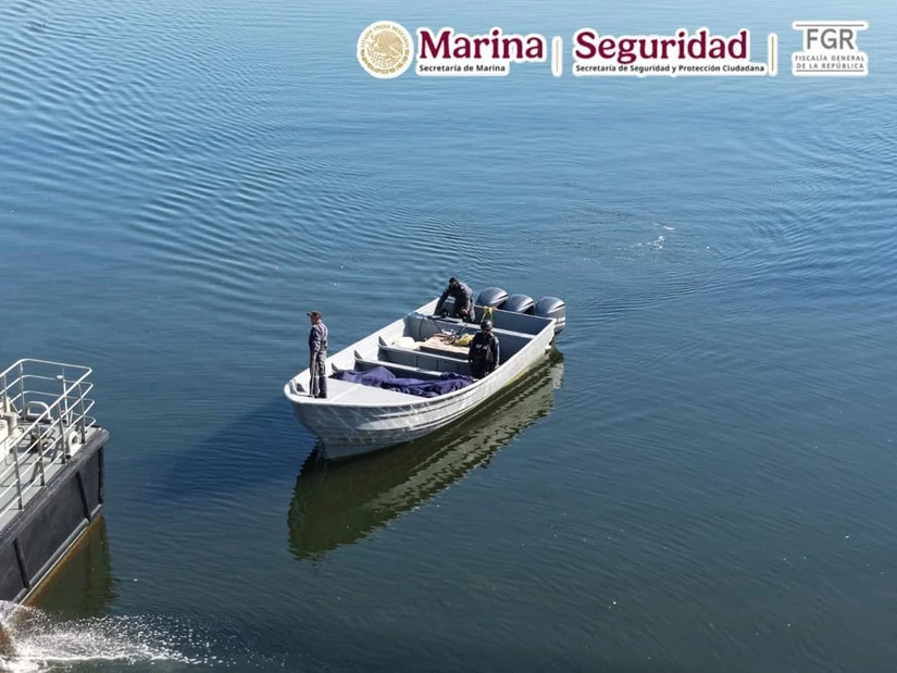 Una lancha ocultaba un cargamento millonario para el crimen organizado; Marina la interceptó en el Pacífico