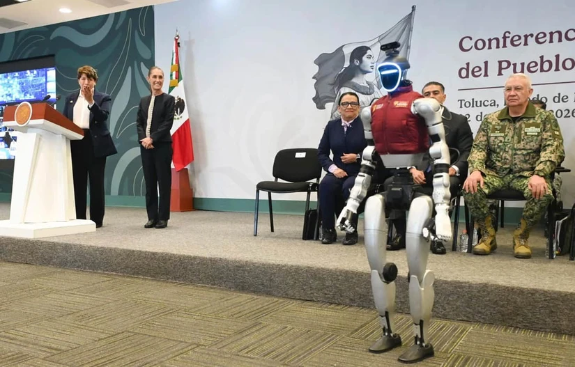 Ceci toma la palabra el robot con IA que ayudará en las labores de seguridad en Edomex