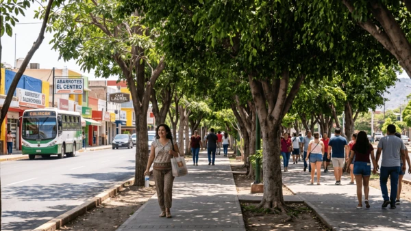 Arborización urbana y confort térmico. La sombra como infraestructura para el peatón