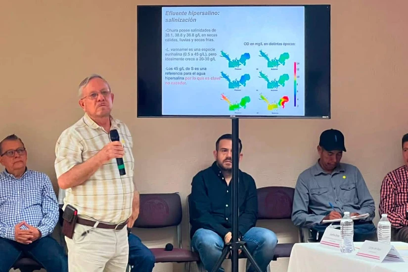 La empresa presentó los programas ambientales que actualmente desarrolla en la Bahía de Ohuira, respaldados por 311 estudios realizados.