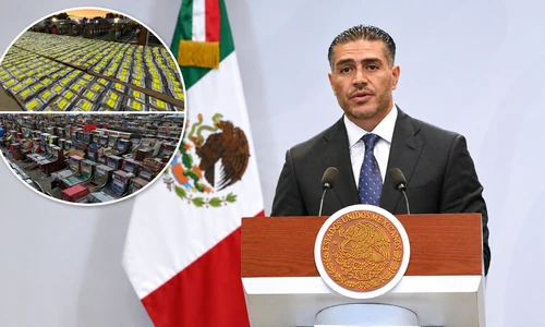 Harfuch revela el millonario negocio que financiaba al crimen en Edomex: decomisan 3,300 máquinas tragamonedas
