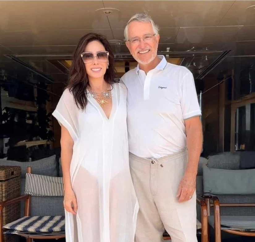  Ricardo Salinas con su esposa María Laura Medina Instagram María Luisa