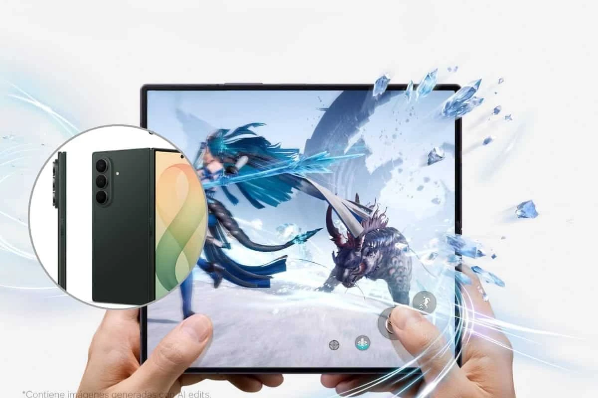 Samsung acaba de presentar un nuevo celular plegable- Foto: Cortesía