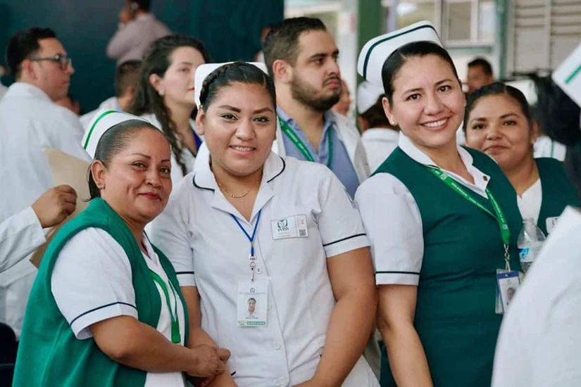 En México, estados como Sonora, Durango y Tabasco registran los mejores salarios para enfermeras. Foto: IMSS