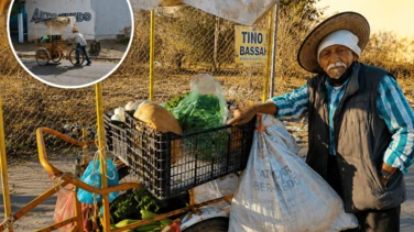 A sus 98 años, Don Alfonso vende frutas y verduras por las calles de Culiacán