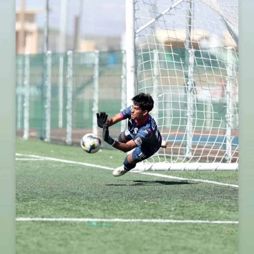 El portero Cristhian Tapia tiene una larga historia en el futbol mazatleco y como jugador de fuerzas básicas, hoy pertenece a la platilla del Saltillo Soccer