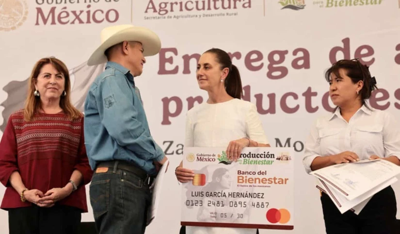 Entrega de Fertilizantes para el Bienestar a cañeros de Morelos. Foto: Cortesía