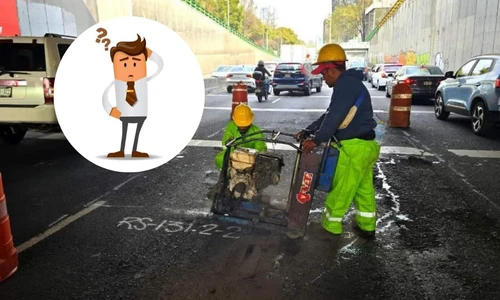 ¿Te pueden multar por tapar un bache en México?