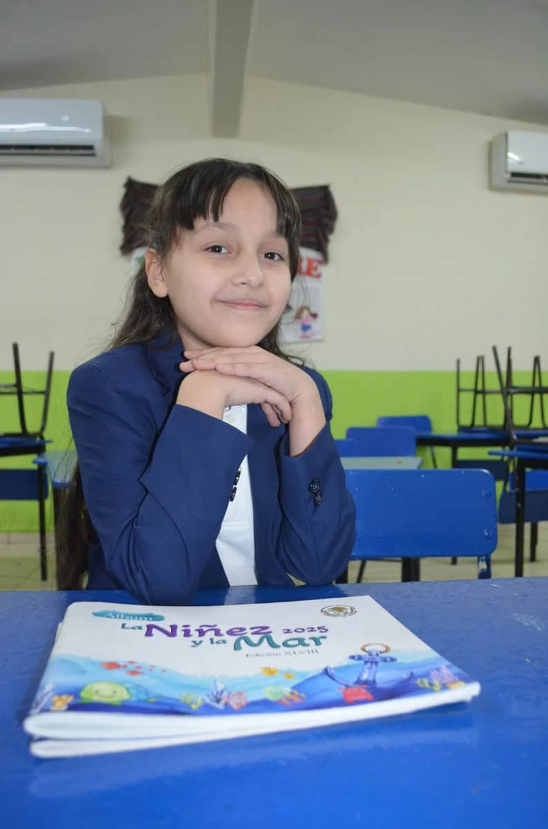 Con apenas 11 años, Daianna demuestra que el arte también puede sembrar conciencia y motivar el cuidado del medio ambiente. Foto: Juan Madrigal