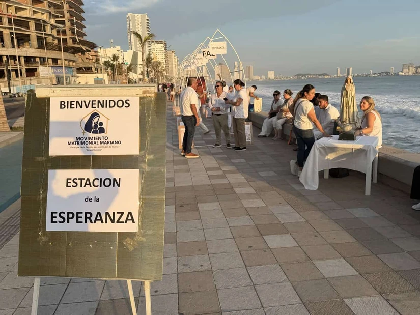 La Estación de la Esperanza fue colocada este fin de semana en el malecón de Mazatlán 