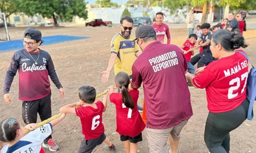 Rally deportivo fortalece la convivencia en Capistrano Misión Santa Inés, al sur de Culiacán
