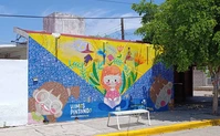 Vecinos y artistas se unen para regalar un mural de paz a Culiacancito