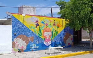 Vecinos y artistas se unen para regalar un mural de paz a Culiacancito