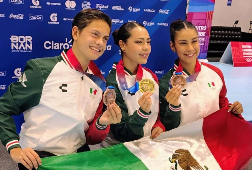 México alcanza las 50 medallas en los Juegos Centroamericanos y del Caribe. Foto: Cortesía
