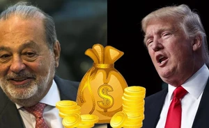 ¿Quién es más millonario, Donald Trump o Carlos Slim?