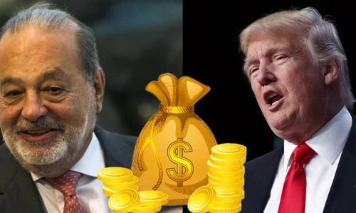 ¿Quién es más millonario, Donald Trump o Carlos Slim?