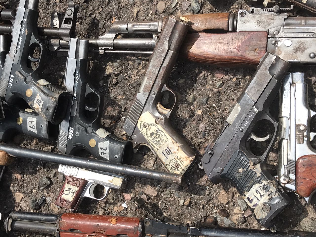 armas en Sinaloa
